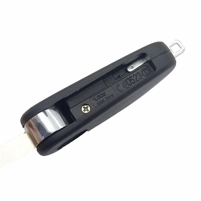 Cocolockey Flip Car Key Fob Shell for ALFA ROMEO 147 156 166 GT JTD 3 Button Folding Remote Key Housing Uncut Blade Replacement