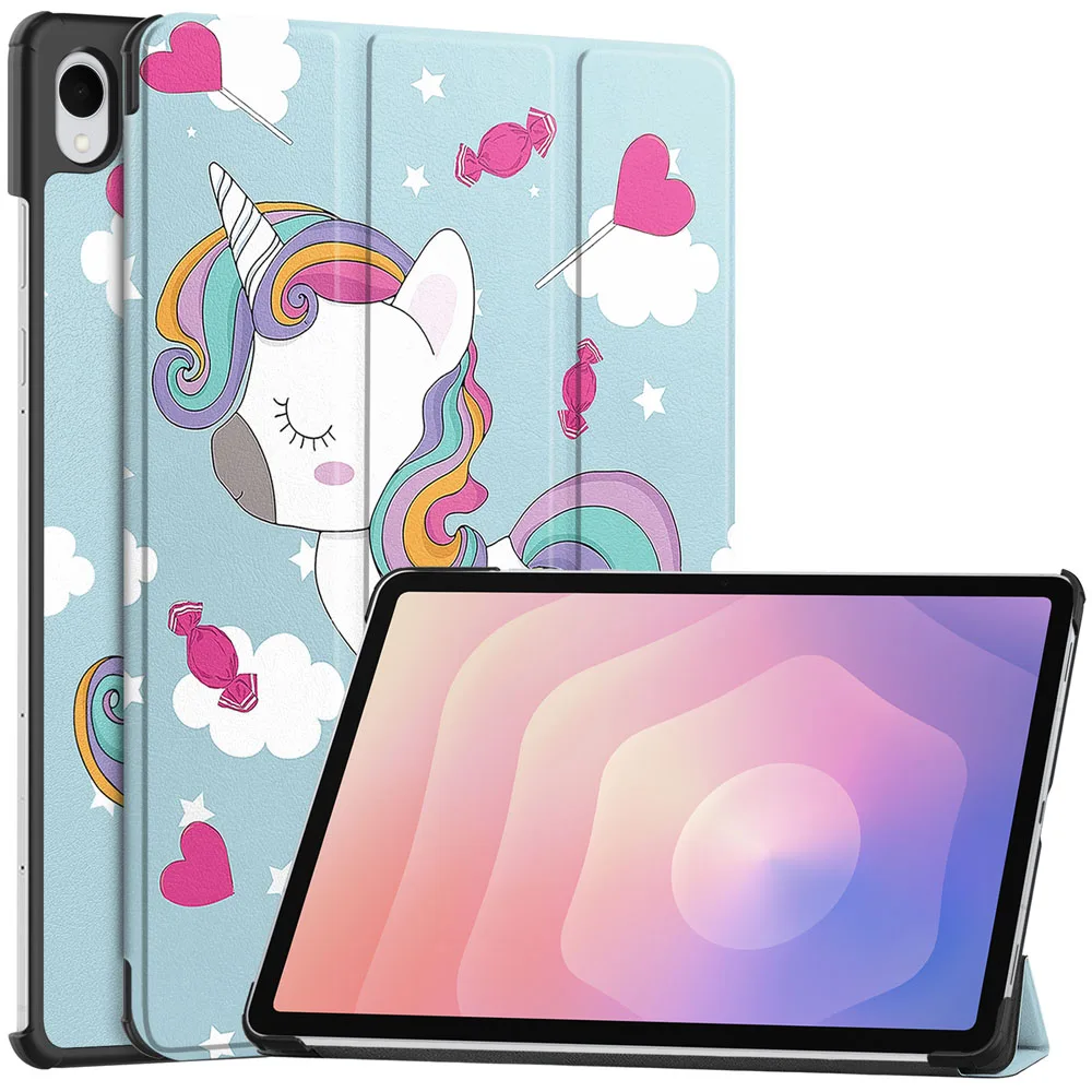 Tri-Fold Shockproof Protective Tablet Case with Auto Sleep/Wake Function