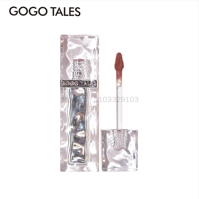 Gogotales Soft Mist Ice Block Lip Glaze Lip Frozen Red Color Mud Honey Natural Blush Student Makeup Ice Cube Lipstick Cosmetics