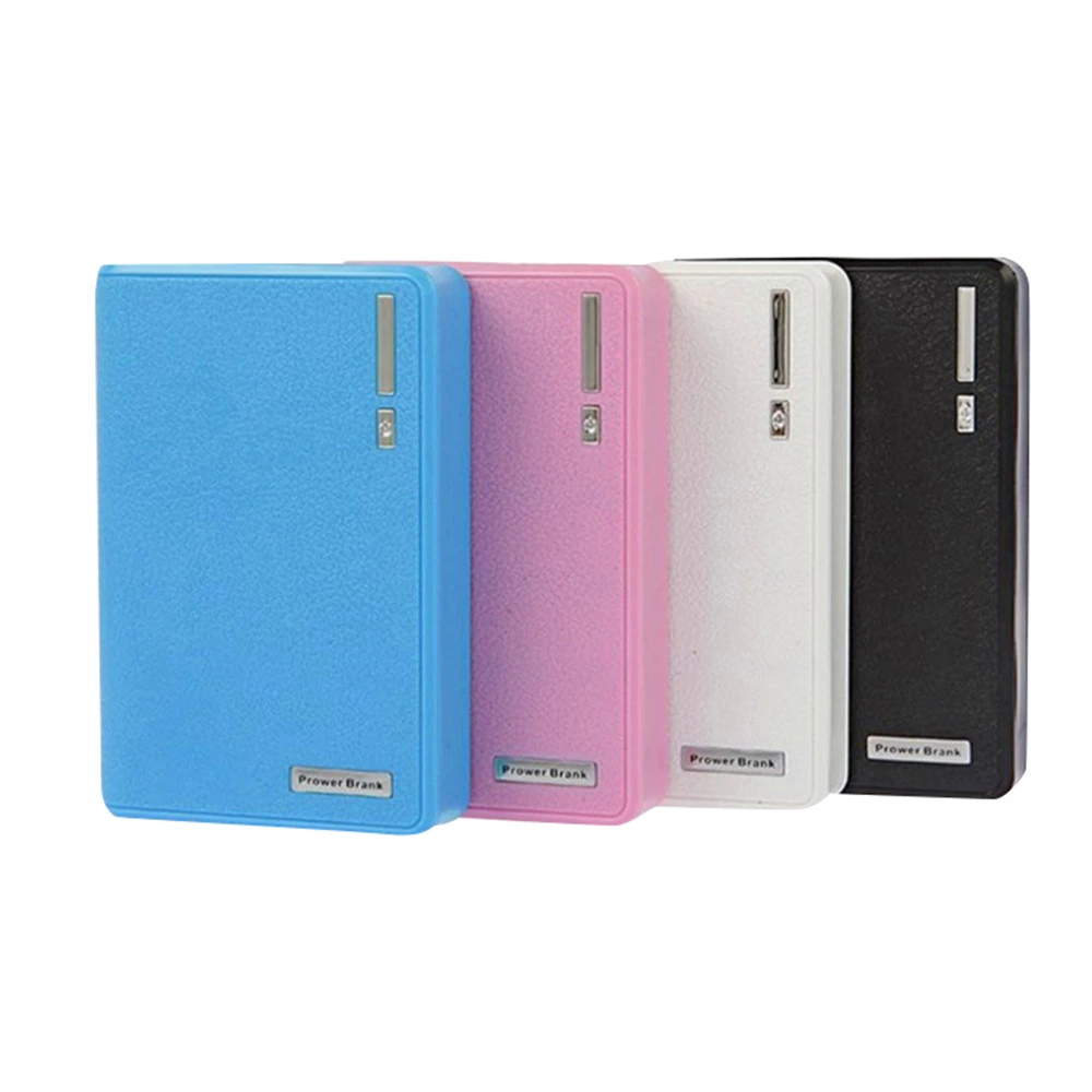 4 Colori Plastica Power Bank Nest Storage Case Box Free Welding Suit 4X 18650 Batteria 5V 2.1A Usb-C Caricabatterie Esterno Smart Phone