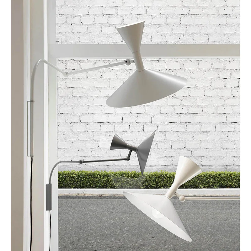 Marseille Wall Lamp Modern Italy Designer Wall Light Bedroom Study Room Swing Arm Wall Lamp Nordic Living Room Rotatable Sconce 5