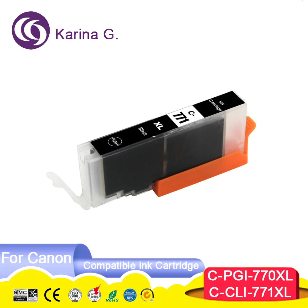 Compatible For PGI770 CLI771 PGI-770 CLI-771 Premium Compatible Ink Cartridge f