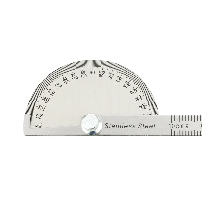 Goniometer Stainless Steel Protractor Metal Ruler Multi-Angle Measuring Tool Angle Meter Finder