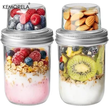 Dual-Layer Overnight Oats Jar 1