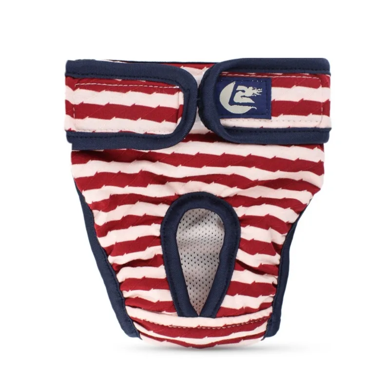 Pet Striped Physiological Trousers Anti Harassment Cotton Dog Menstrual Elasticated Edges Prevent Strangulation Pet Products dog diapers pet diapers dog nappies