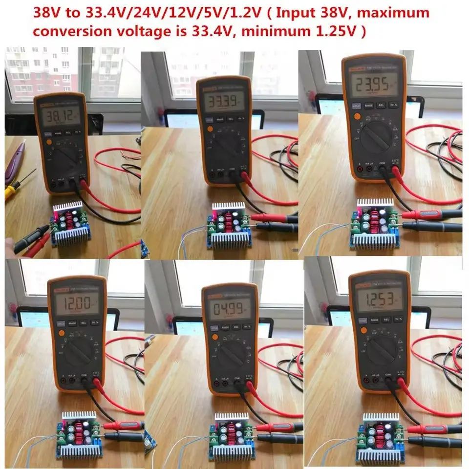 20A 300W CC CV Step Down Module DC 6-40V to 1.2-36V Voltage Regulator Buck Converter Constant Current Power Supply Module image 2