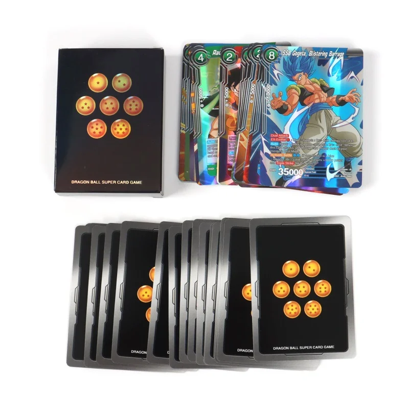 50 Stück Karten Glänzende Son Goku Super Saiyan Serie Signatur-Spielkarten Klassische Sammlerstücke Spielzeug – Detail 4