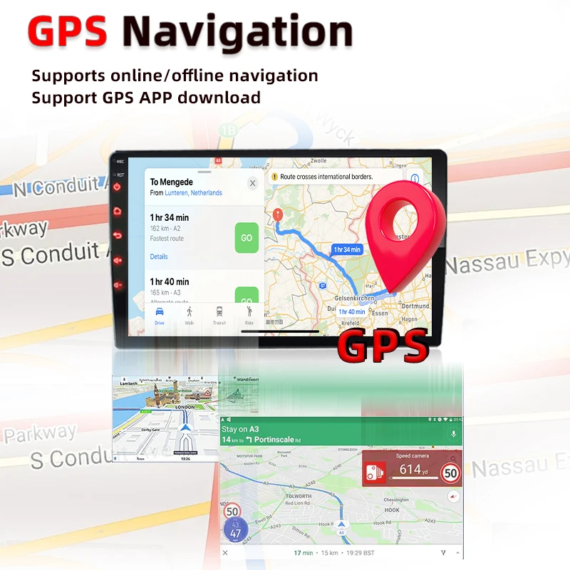 Car Multimedia Player Car Radio QLED 4core 2 Din Car Radio Android auto Carplay Android 13 GPS Car Audio 9inch WIFI BT IPS Automotive Multimedia Player