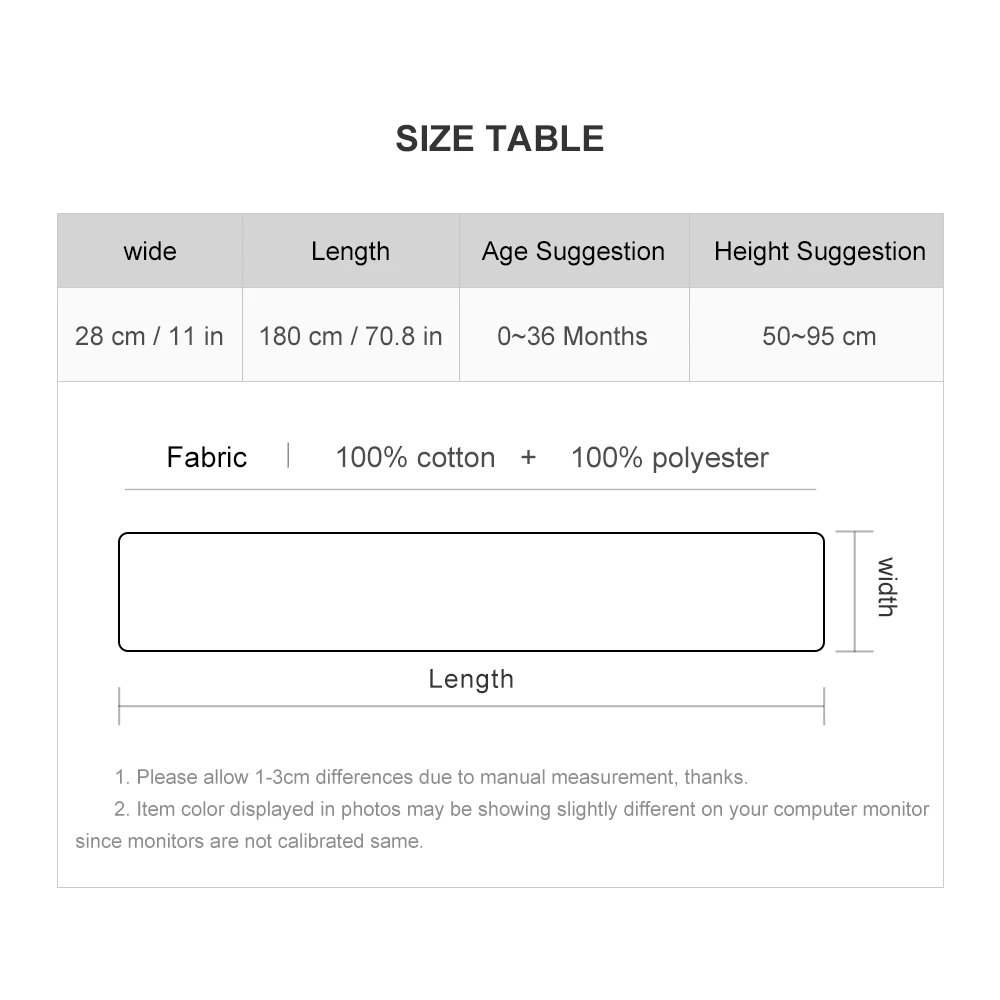 Baby Bumper For Crib 0-3T Baby Bedding Sets Washable Winter Spring Double Sided Design Anti-Collision Crib Bumper 180*28Cm 1Pc