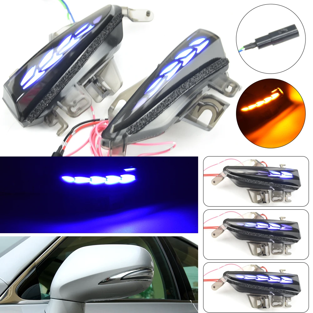 

For Lexus IS XE30 IS300 IS350 RC F Sport USF40 CT 200h ES XV60 ES300h Dynamic Turn Signal Blinker Sequential Indicator Light