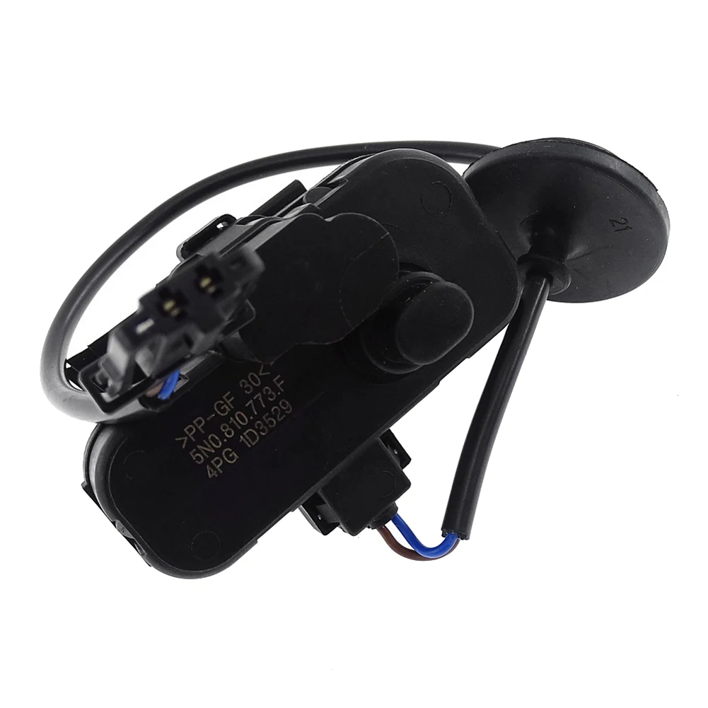 ABHX-1PCS 5ND810773A 블랙 연료 탱크 도어 잠금 모터 액추에이터 제어 유닛 자동차 부품 (골프 바리안트 MK6 시로코 티구안 골프 M 용)