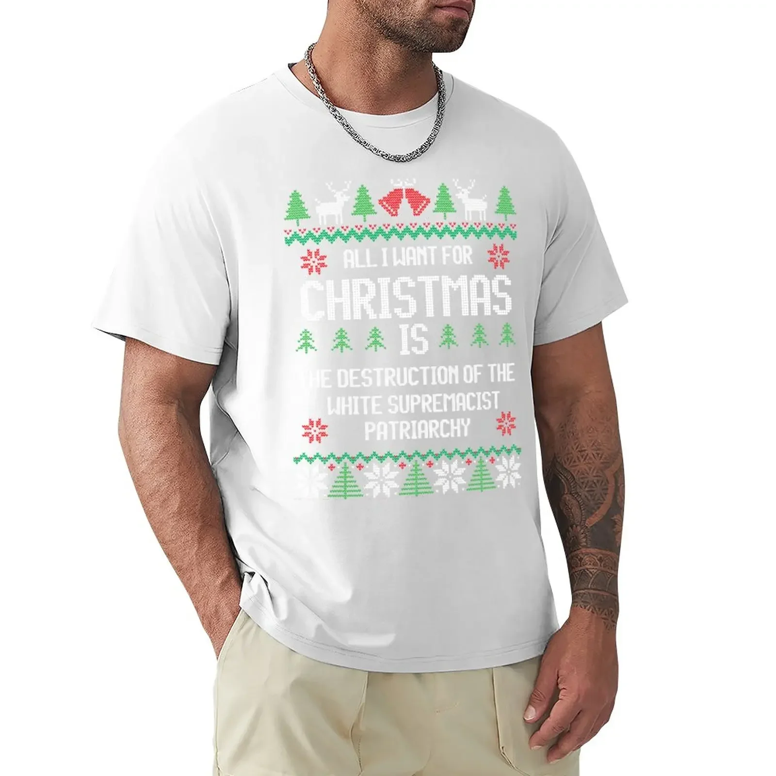 

All I Want for Christmas T-Shirt customs blacks slim fit t shirts for men