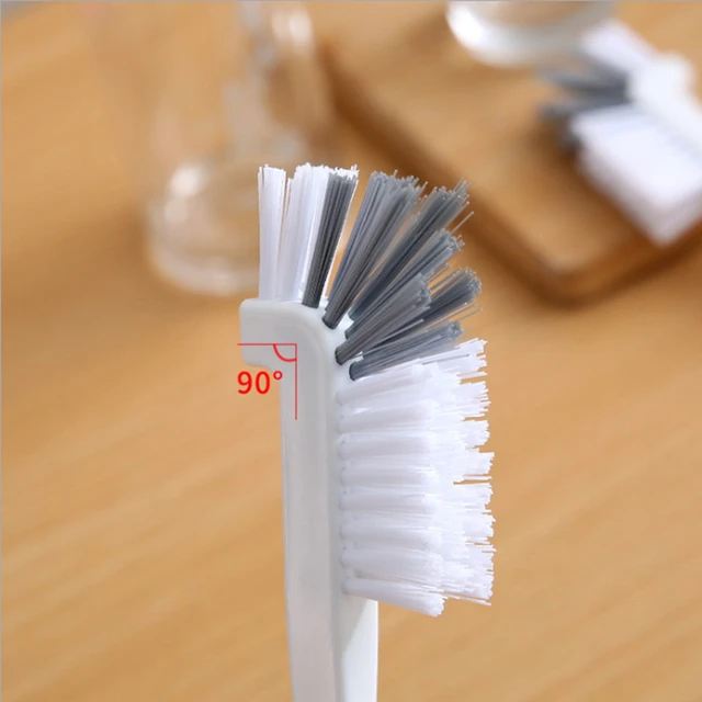 3pcs Clean Narrow Brush Plastic Cleaning Brush Long Handle Milk Bottle  Glass Tube Cleaning Pan Bowl Brush Home Kitchen Tools 2023 - $3.99