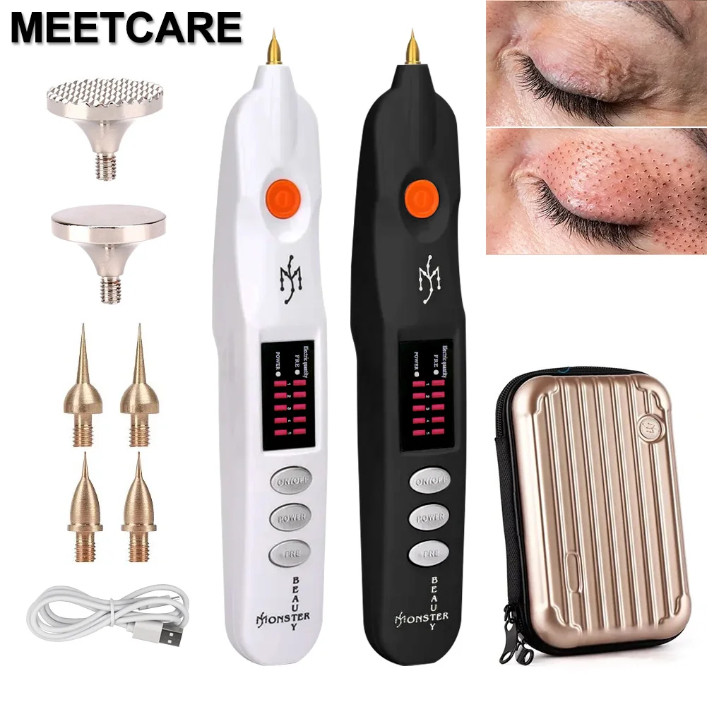 Plasma Pen Removal Dark Spot Pigment Remover Mole Removal Wart Spots Dark Spot for Eye Lifting Skin Replace Fine Round Steril skin tag removal tool skin tag removal pen laser skin treatment