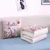 Pillow quilt dual-use two-in-one logo printed multi-function car sofa cushion quilt advertising gift pillow quilt home baby quil 5