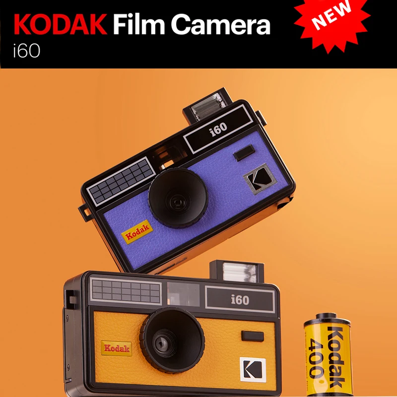 New Kodak i60 Retro Camera 135 Film Non-disposable cameras Pop-up Flash AF  ins Gift Student Film Maker - AliExpress