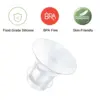 5 Size Breast Milk Pump Flange Inserts Breast Shield Converter Practical Breast Pump Replacement 13mm 15mm 17mm 19mm 21mm 3
