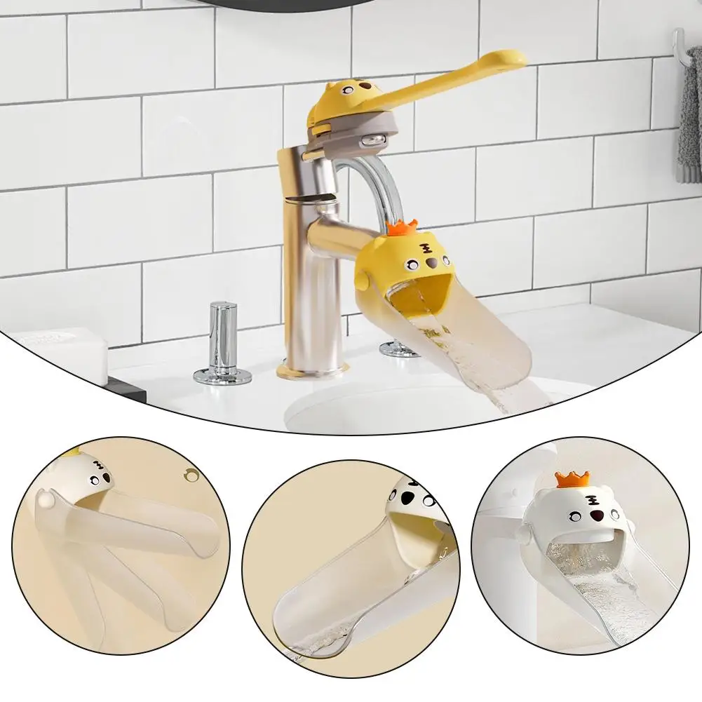 Faucet Cartoon Extender Fun For Kids Reduced Water Adjustable High Quality Home Sink Accessories B9C1 4