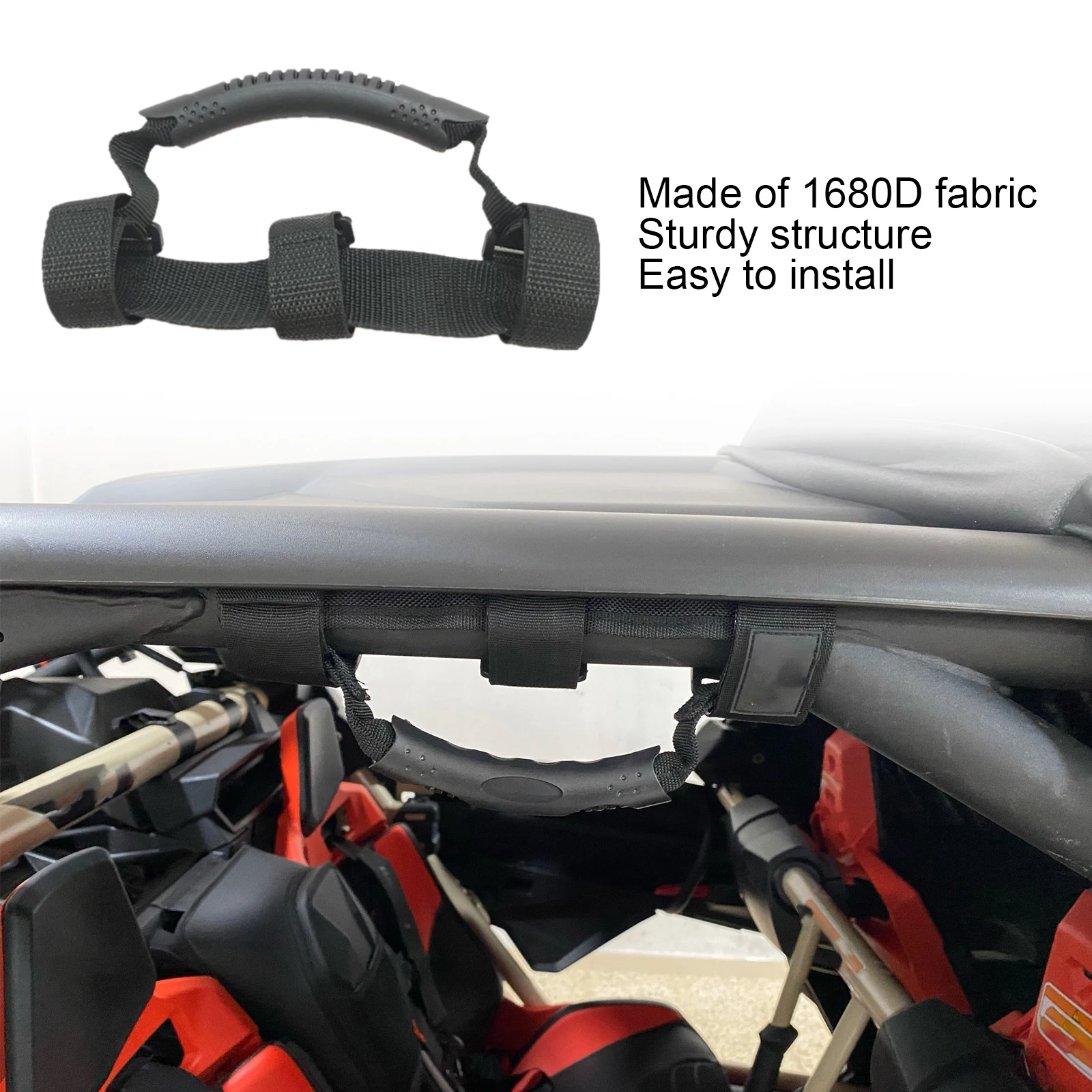 UTV ATV Universal Sports Roll Bar Cages Grab Handle Hold For Jeep For Can-am Commander Maverick X3 1000 Polaris RZR Ranger atv accessories car modification accessories