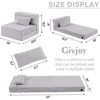 Folding Sofa Bed Floor Mattress for Kids with Pillow, Toddler Washable Folding Floor Nap Mat for Sleeping Daycare 3