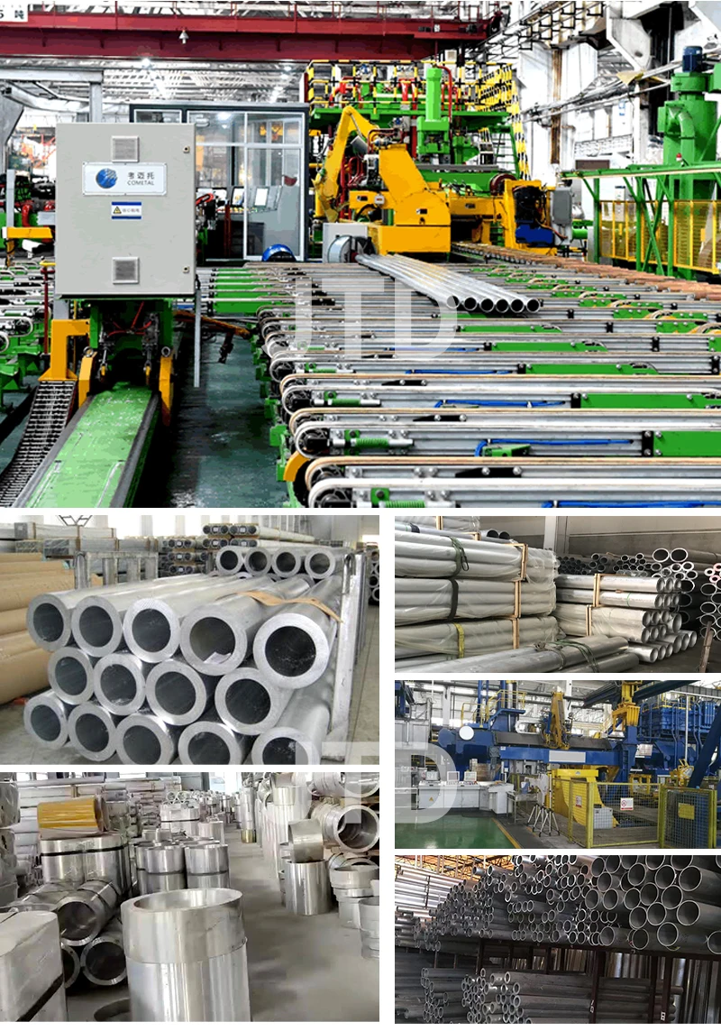 100mm long circular 6063 aluminum alloy pipe