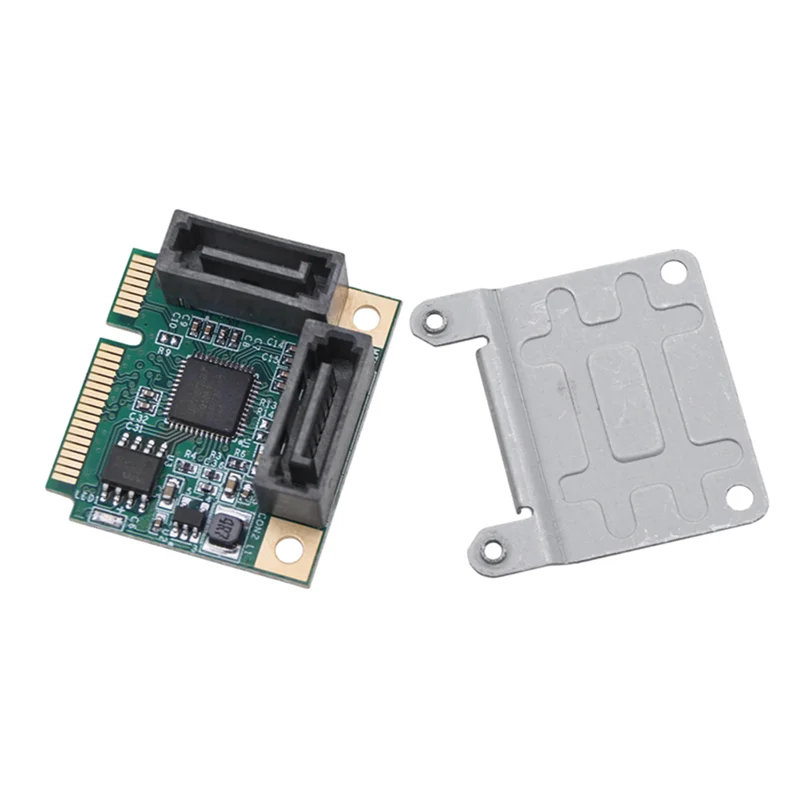 미니 PCI 익스프레스 컨트롤러 카드, 미니 PCI-E SATA 2 포트, SATA III 6G, SATA3.0, 미니 PCI 익스프레스 SSD 어댑터 카드