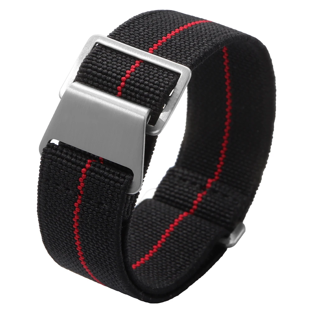 Nylon Parachute Elastic Breathable Watchbands – Skin-Friendly Straps