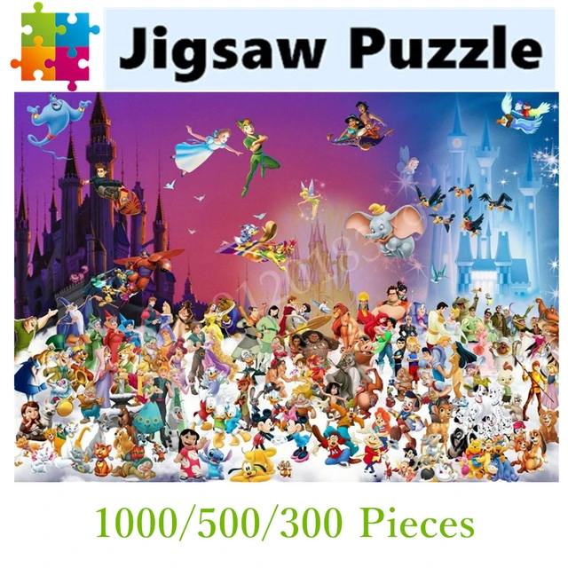 Puzzle 100 pièces - La famille de Disney