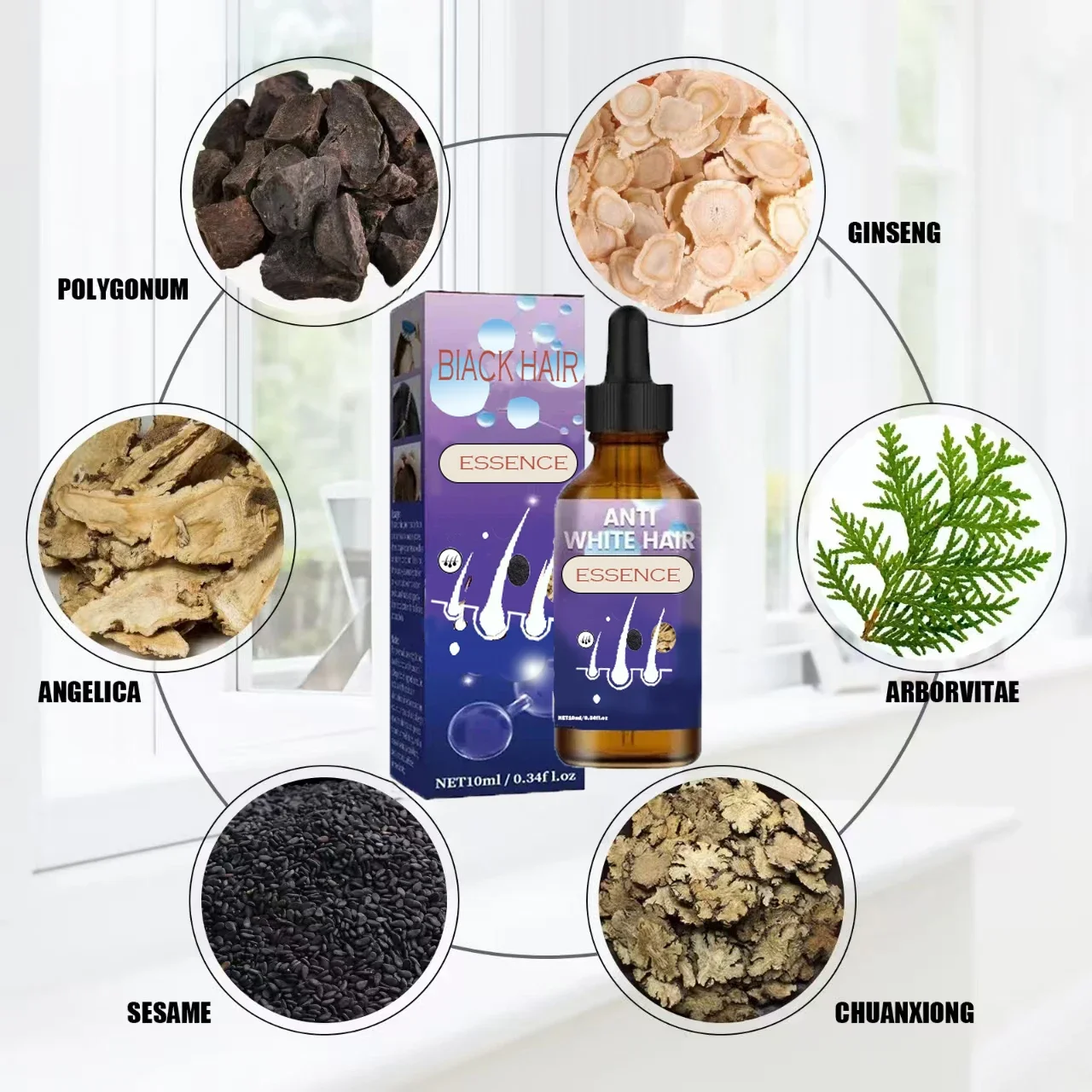 Pelo blanco, resolver el problema del pelo blanco y restaurar el color natural del cabello de la ra&iacute;z cabello