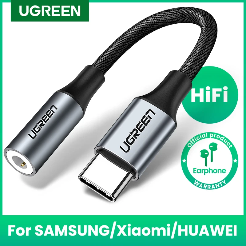 Cable USB C to 3.5 Headphone Adapter 