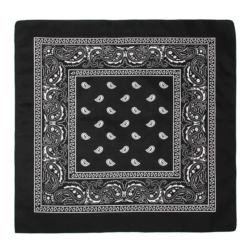 Bohemian Print Bandana Paisley Pattern Headbands Hiphop kerchief Outdoor Unisex Headband Wrist Wraps Face Mask Handkerchief