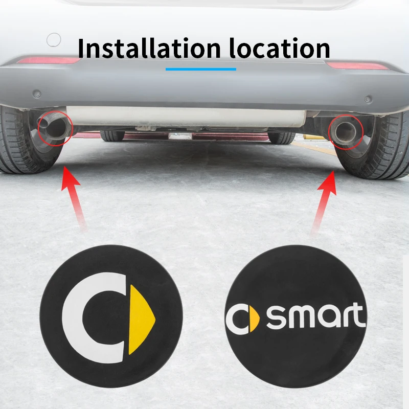 Per Mercedes-Benz Smart Modificato Copertura Impermeabile 453/451 Posteriore I-Beam Copertura Decorativa Telaio Sospensione Copertura Antiruggine