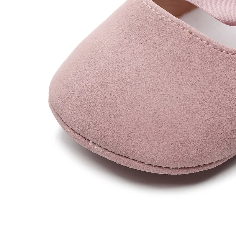Baby Girls Shoes Non-Slip Rubber Sole Ballet Slippers Princess Dress Wedding Shoes 6