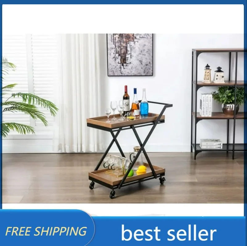 

Better Homes & Gardens Entertainment Cart, Wood and Black