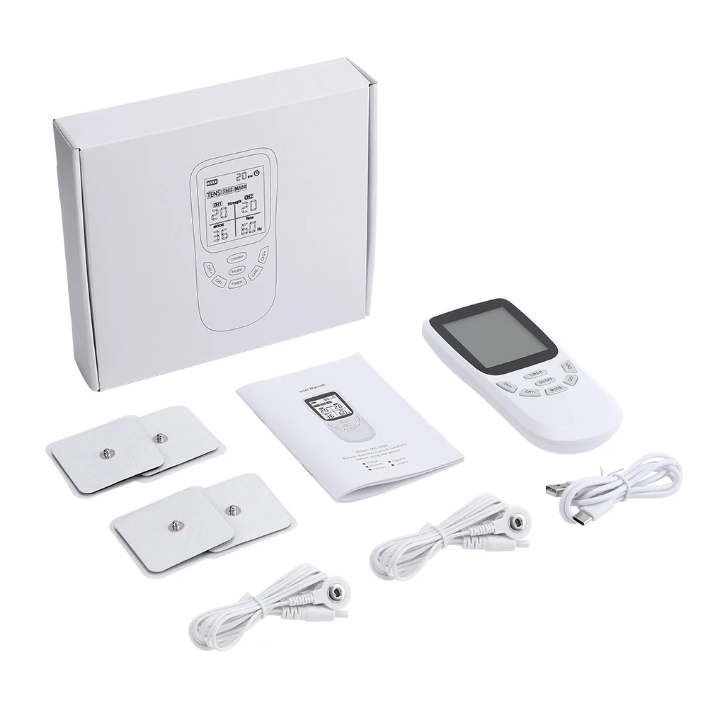 36 Modes Electric Muscle Stimulator Body Physiotherapy Device EMS TENS Pulse Ele