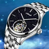 AESOP Waterproof Tourbillon Wristwatches 100% Real Diamond Flying Skeleton Mechanical Watches For Men 5Bar Hollow Sapphire Clock 1
