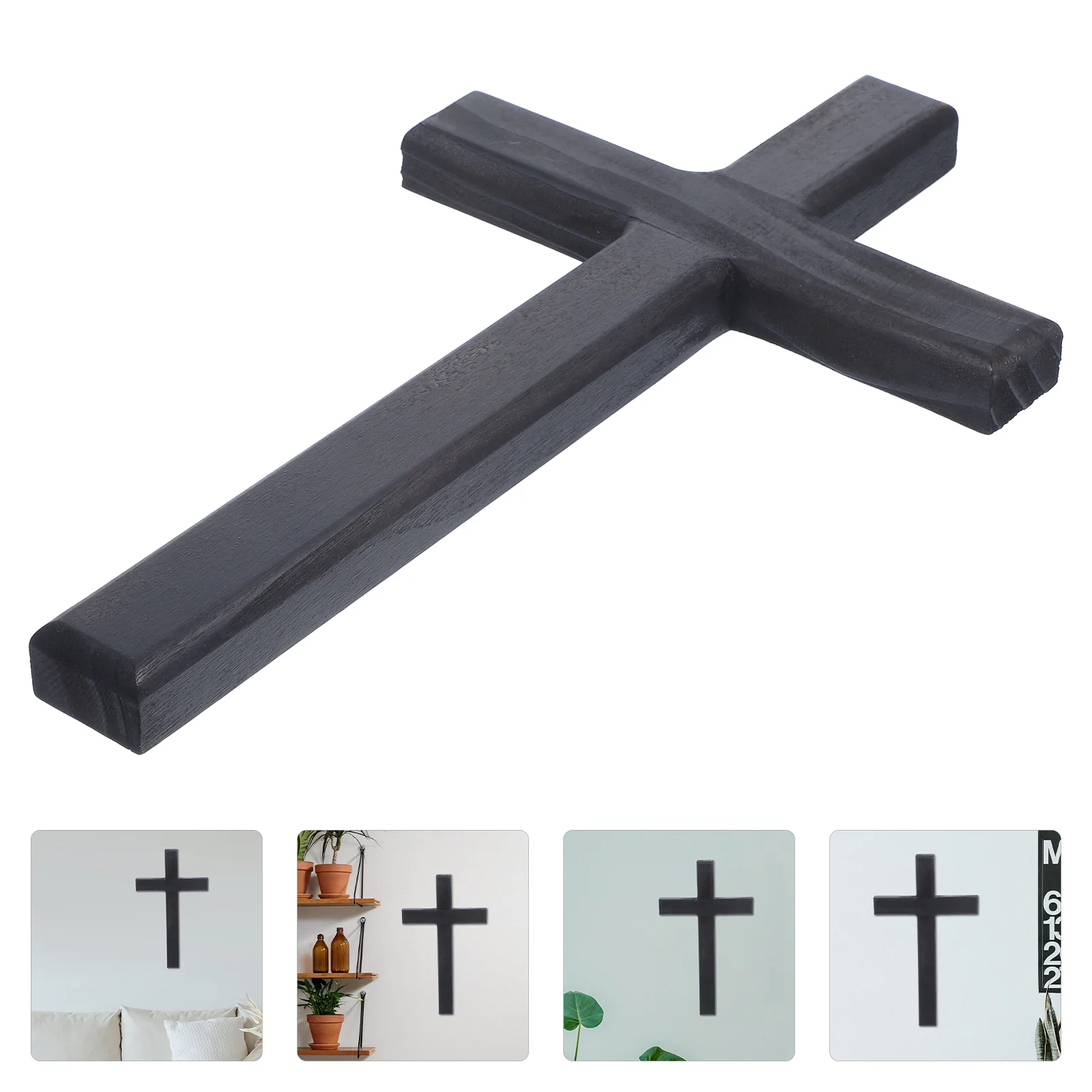 

Christian Wooden Wall Cross Handmade Antique Plaque Hanging Cross Decor