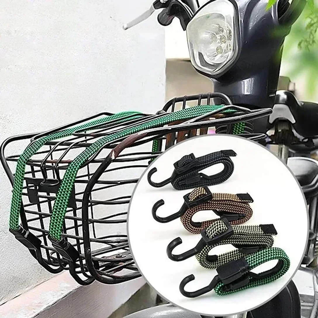 80/150cm 자동차 운송 고정 로프 고무 밴드 헤비 듀티 텐션 로프 자동차 자전거 화물 보관 액세서리