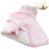Newborn Cotton Blanket Winter Warm Embroidery Baby Swaddling Blanket Cartoon Envelope Wrap Blankets Baby Boys Girls Bed Quilt 4