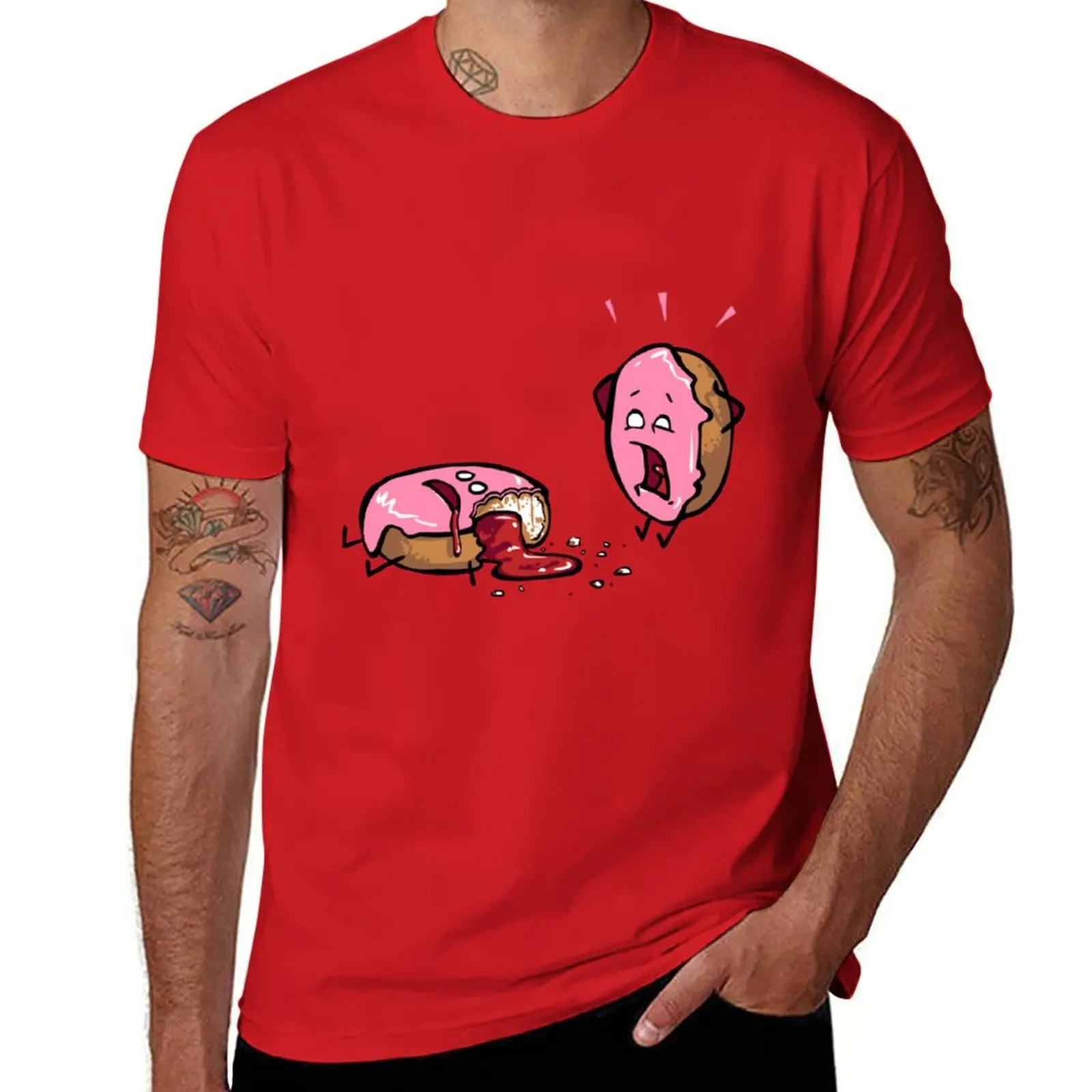 

New Jelly Donuts T-Shirt anime clothes t shirt man t shirts for men pack