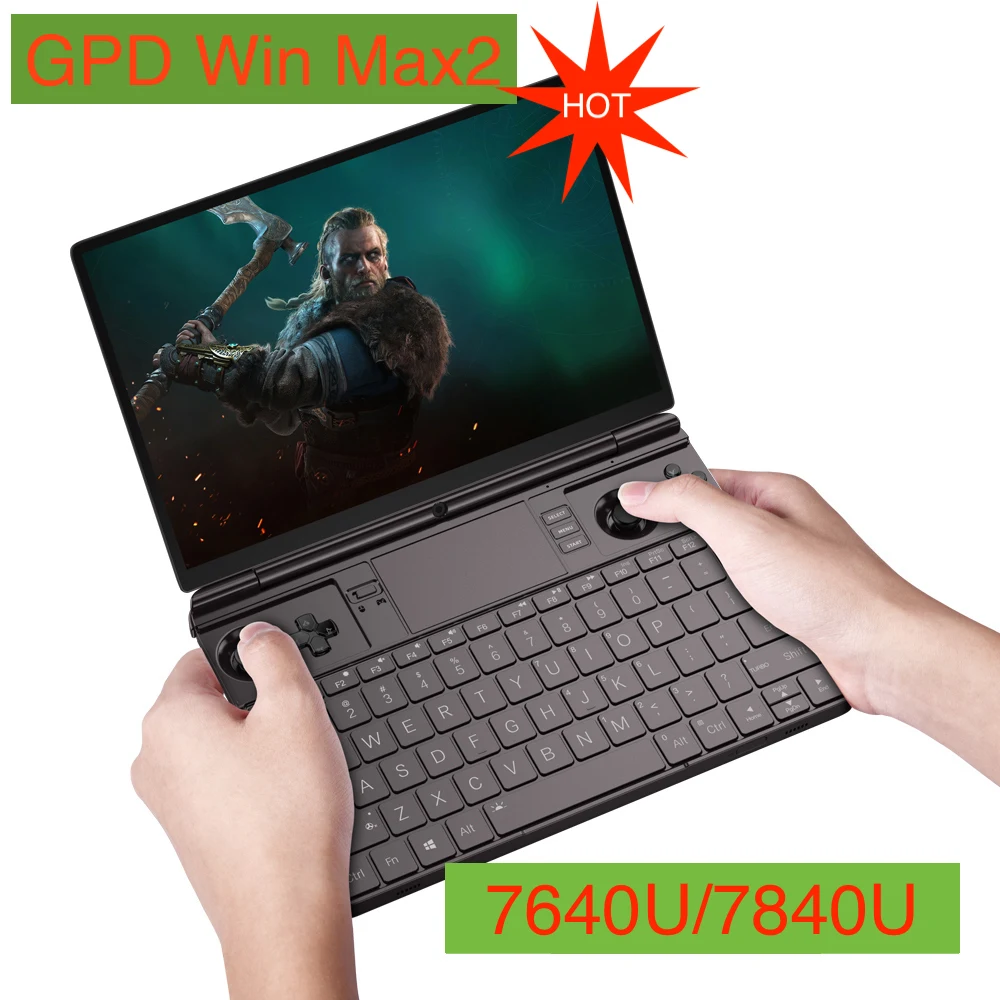 Gpd Win Max 2 2023 Tablet Da Gioco Portatile Amd 7640/7840U 10.1 Pollici Ram Giochi Portatili Mini Console Per Lettore Di Giochi Per Laptop