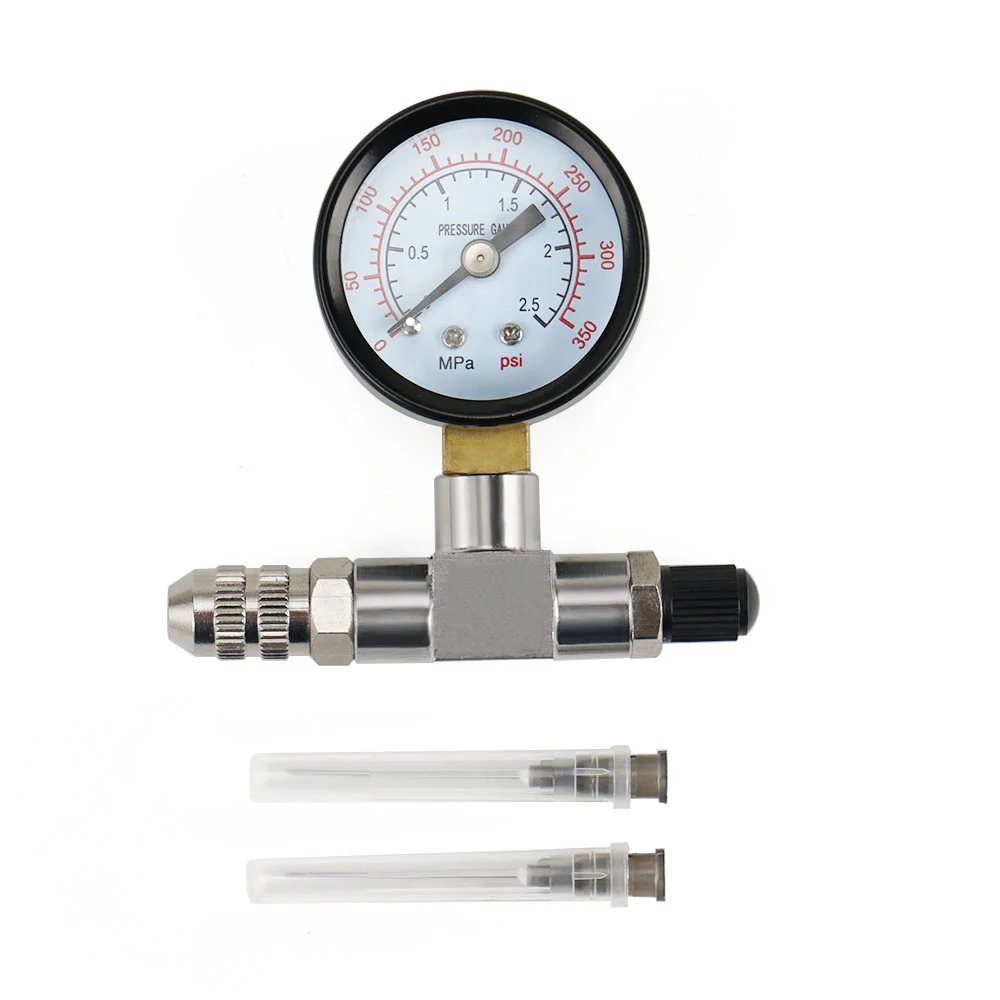 350 600PSI Suspension Shock Nitrogen Needle Fill Tool Gauge ATV UTV For Yamaha Raptor700 YZX Polaris RZR Arctic Cat Snowmobile