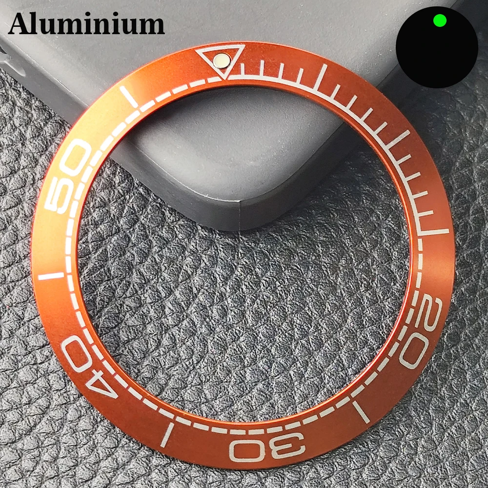 Enhanced Sloped Ceramic Aluminum Watch Bezel Ring Replacement