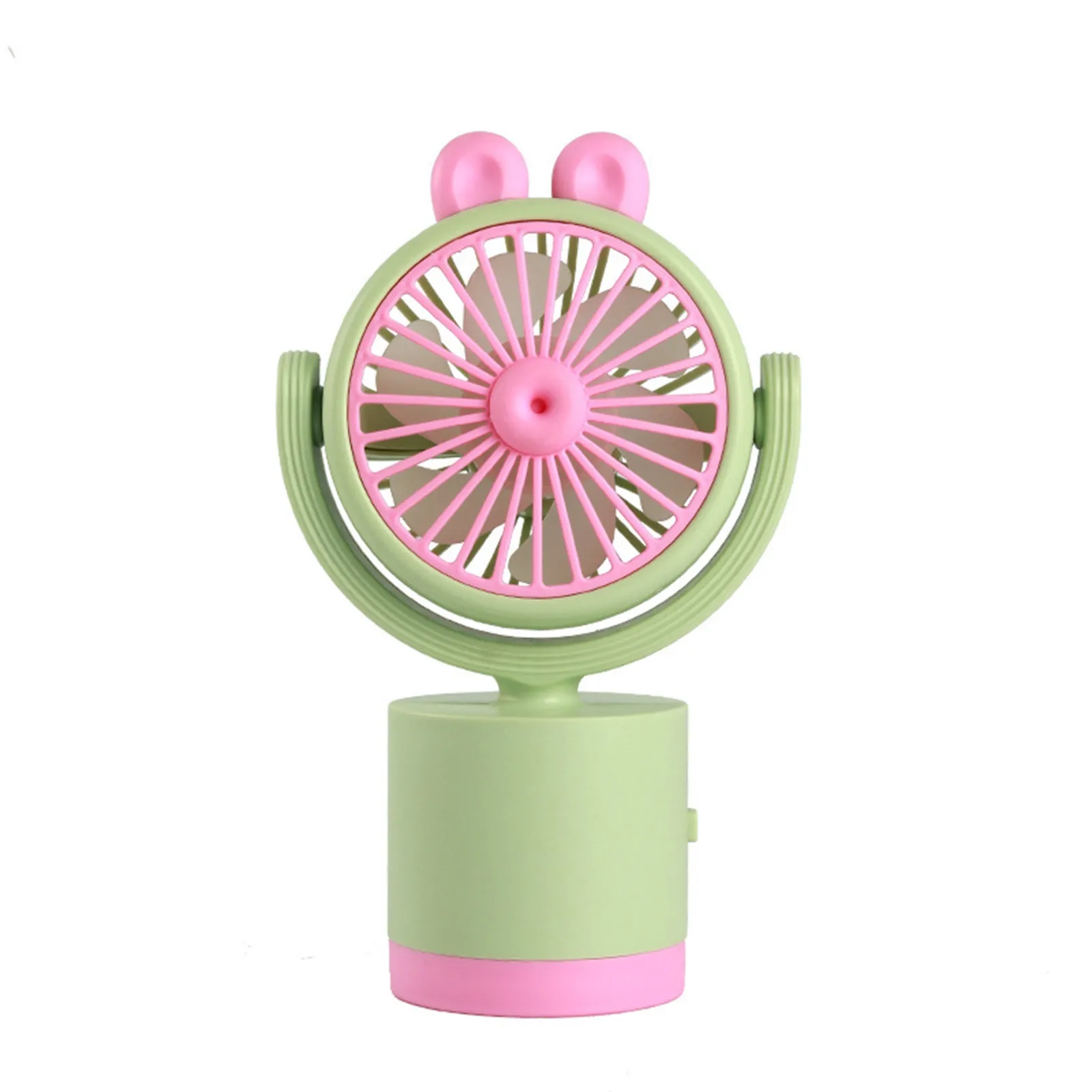 Mini USB Charging Small Fan for Summer Coolness Handheld Shaking Rabbit ...