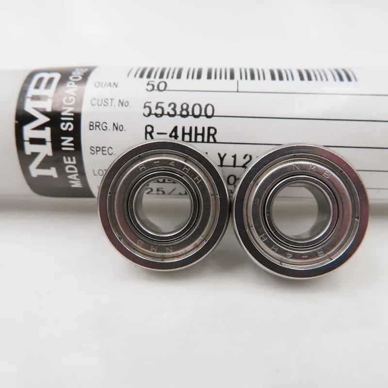 20pcs/100pcs Original NMB high speed bearing R-4HH 6.35*15.87*4.978mm sliding rail bearings