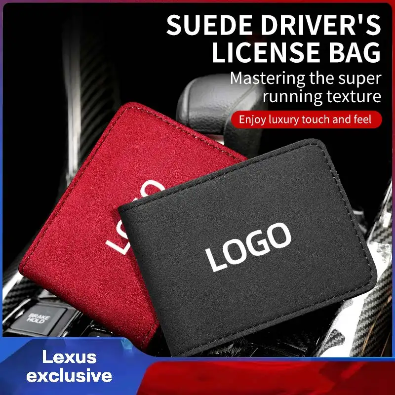 자동차 운전 면허증 가방 카드 신용 거치대 지갑 지갑 케이스 커버, 렉서스 GS IS LS500h ES260 ES300h RX350h NX260 UX260 LM LC용