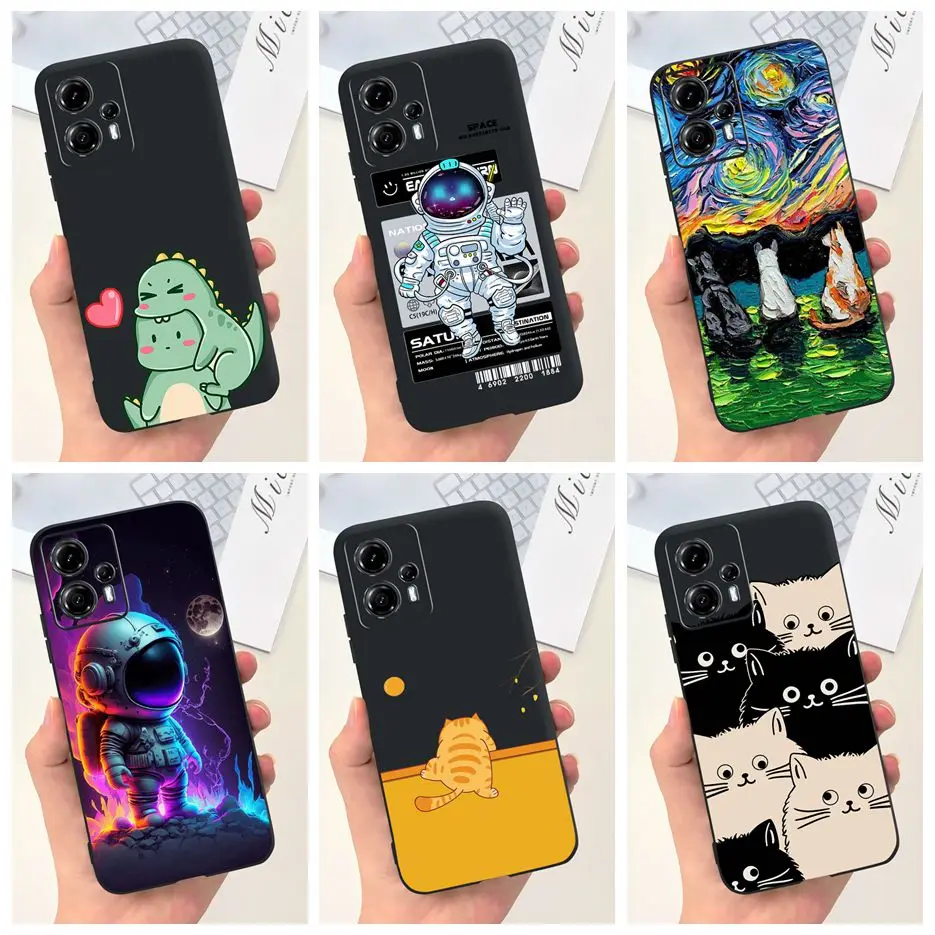 Per Motorola Moto G13 Custodia Moto G23 Lovely Cartoon Painted Phone Case Per Moto G13 G 23 Motog13 Motog23 Soft Cover Fundas Bumper