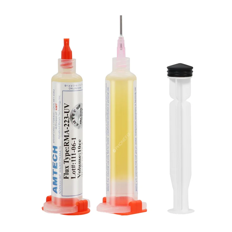 Bga Solder Paste Flux Paste Solder Oil Syringe Liquid Flux Melting