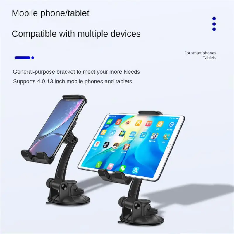 범용 360 자동차 컵 거치대 태블릿 자동차 모바일 마운트 크래들, iPad 12.9 Air 2019 Mini 4 5 Tab S7 Plus 12.4