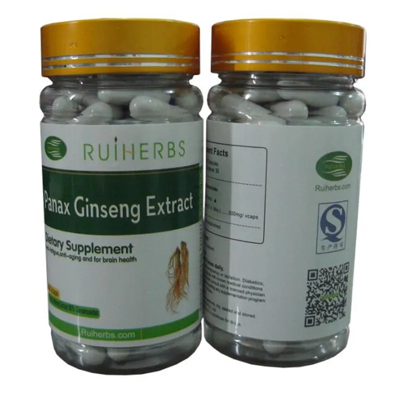 

1Bottle -90pcs, Ginseng Root Extract Ginsenosides Capsule